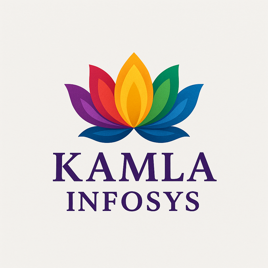 Kamla Infosys logo